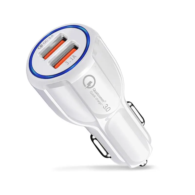 Brillant 5v 2.1a universel, 2 ports, entrée 12v 9v, chargeur de voiture, double Usb, Led, haute qualité, nouveauté 2020