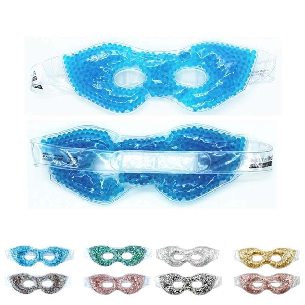 Mascarilla de Gel para Ojos Personalizada Caliente/Fría Reutilizable para Dormir, Relajarse y Viajar