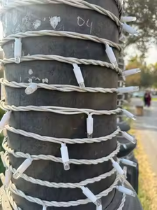 25 50 70 عد ديكورات الحفلات الخارجية <span class=keywords><strong>LED</strong></span> صغيرة للكريسماس 5 * سلسلة بزاوية واسعة مخروطية 5 * أضواء وميض - Product Image 2