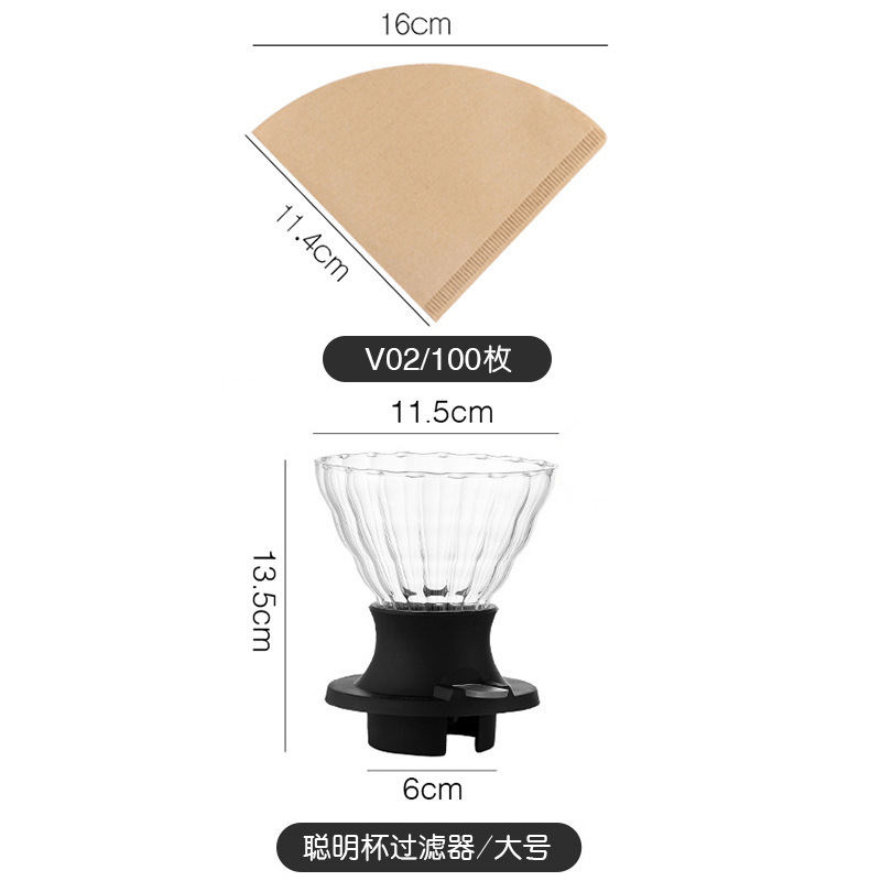 กระดาษ Clever Cup 100 แผ่น (ขนาดใหญ่)