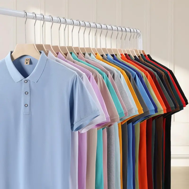 Polos para hombre y mujer al por mayor, camisetas con logotipo bordado personalizado, camisetas polo de golf sencillas de alta calidad, camisetas polo unisex personalizadas