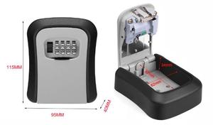 Affordable Plastic Key Lock Box 4 Password Combination Key Wall <strong>Mount</strong> Key Safe <strong>Hide</strong> Outside with Resettable Code - Product Image 6