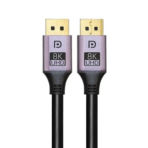8K DP to DP 1.4 14 Cable 8K 60Hz Display Port to Displayport 14 Cable in Stock for Gaming DVD Player Monitor Projector Laptop PC - Product Image 1