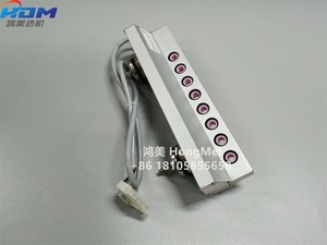 Good Quality Weft Detector <strong>Somet</strong> Rapier <strong>Loom</strong> <strong>Spare</strong> Parts Thema 11E SM93 Weft Sensor Double with 8 Holes for Textile Machinery