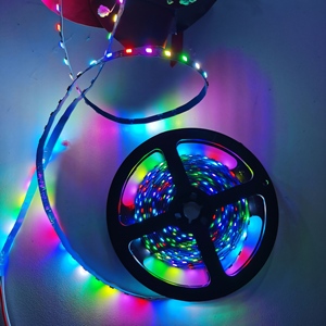 Dijital LED sihirli renk uzaktan kumanda RGB adresli Flex LED şerit ışık 12v 24v rgbic ışıkları festivali dekor - Product Image 4