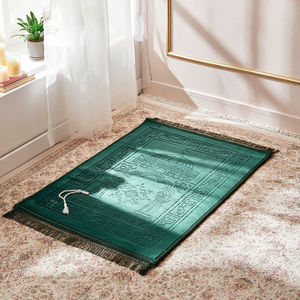 Toptan yeni tip kadife 80x120cm sajada seccade islam yetişkin ve çocuk için