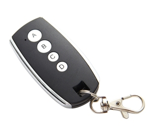 4 pulsanti maniglia ABCD porta rotolamento telecomando nero retrattile cancello del Garage telecomando del motore - Product Image 1