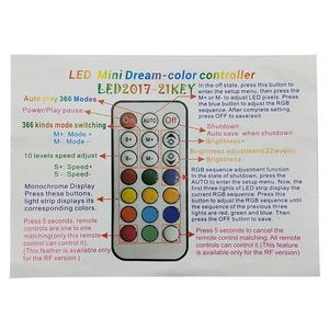 5-24V LED Pixel Controller 21 Tasten Mini Pixel Dimmer 3-polig Für WS2812B WS2811 LED Pixel Strip Light Modul Licht - Product Image 6