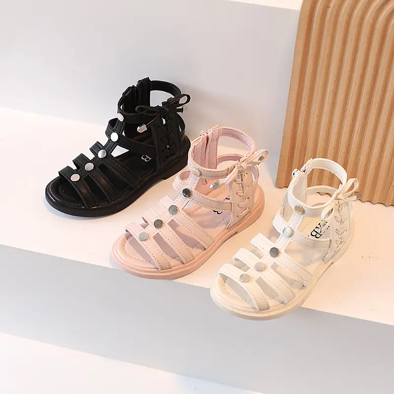 Nian OEM Zapatos De New Fashion scarpe per bambini in gomma bianca alla moda per ragazze con tacchi