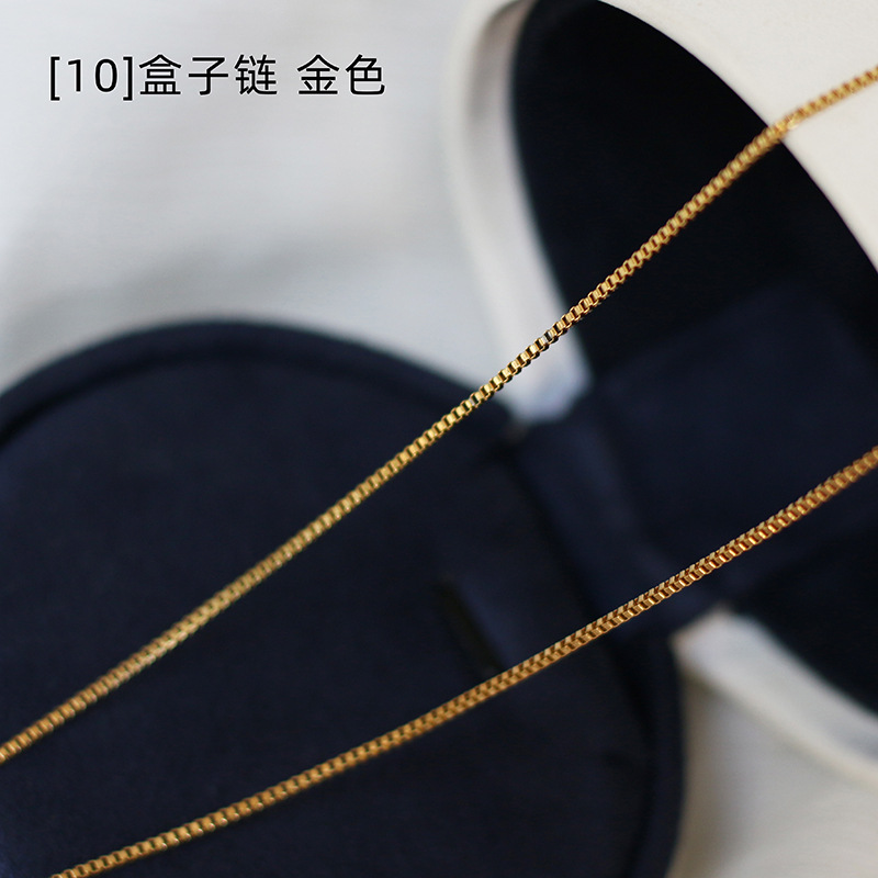 1.1mm gold box chain