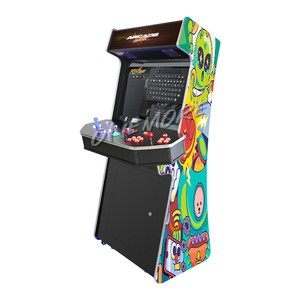 Four Player 32&quot; Monitor Silm Upright Arcade Machine 10000+ <strong>Games</strong> in <strong>1</strong> With 3 Inch LED Trackball Control