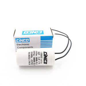 400V 450V CBB60 CBB65 1UF -150UF电机运行电容器4针线SH DB交流启动<span class=keywords><strong>450VAC</strong></span>水泵电机启动运行P0