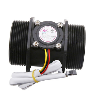 Sensor de flujo de agua de 2 pulgadas, medidor de flujo de turbina de agua de grado industrial, YF-DN50 Hall NPN