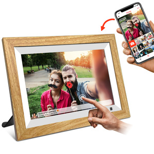 Wooden Frameo Wifi <strong>Digital</strong> <strong>Photo</strong> <strong>Frame</strong> 10.1 Inch <strong>Multi</strong>-color Video Picture <strong>Digital</strong> <strong>Frames</strong> - Product Image 1