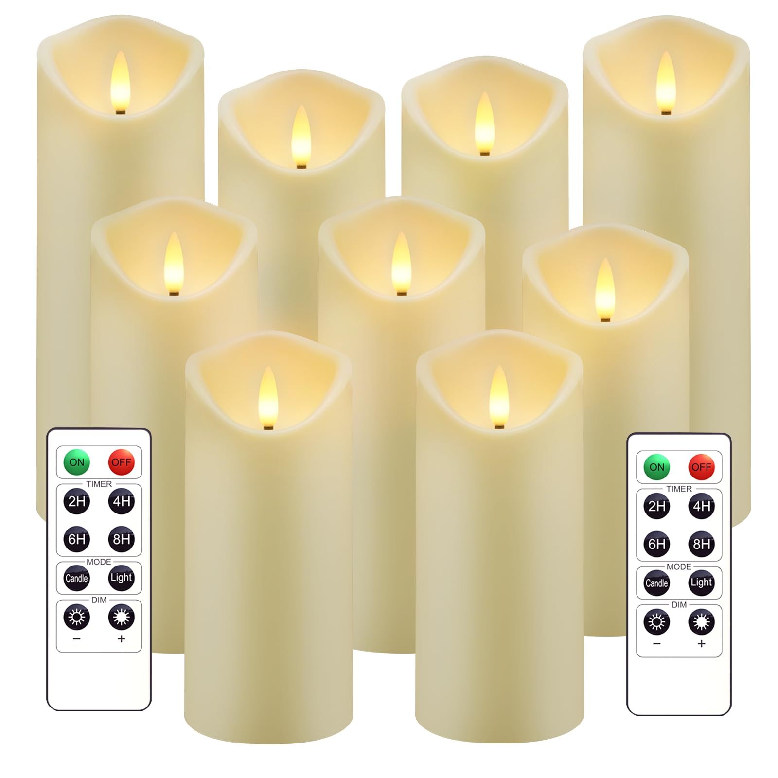 Bougie LED 9 pièces