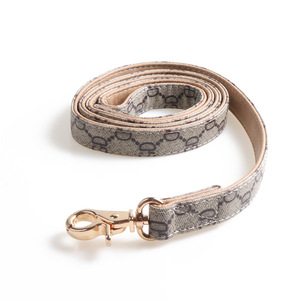 Vente chaude marque de luxe en cuir en gros colliers de chien collier de chien étanche concepteurs harnais pour chien de compagnie laisse et collier - Product Image 5