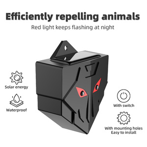 Lampu LED merah energi rendah berkedip hewan pengusir binatang binatang liar seperti penyapu, rakun dan tupai - Product Image 3