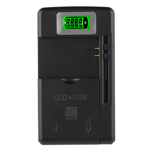 LCD ekran ile evrensel lityum pil şarj cihazı SS-8/SS8 PTCQ kamera kullanımı için şarj ve USB portu - Product Image 1