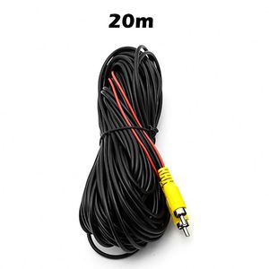 Fabrika AV RCA kablosu 6M 10M 15M 20M için dikiz kamera Video tetik tel bağlantı araba park dikiz monitör - Product Image 5