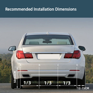 Parking <strong>Sensor</strong> Kit Car Parktronic <strong>LCD</strong> Display Backlight <strong>Reverse</strong> Backup Radar Monitor <strong>System</strong> 4 <strong>Sensors</strong> 22mm 12V 8 Colors CN;GUA - Product Image 3