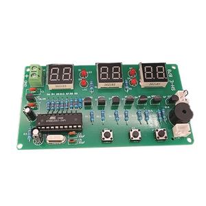 AT89C2051 kit orologio a sei cifre microcomputer a chip singolo kit orologio elettronico fai da te - Product Image 1