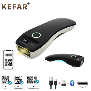 Mini escáner de código de barras Bluetooth 2D 1D, lector de código de barras inalámbrico 3 en 1, escaneo de código de barras portátil, funciona con Windows, Android, iOS - Product Image 2