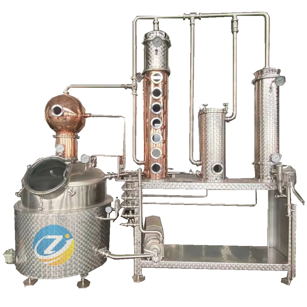 500L Easy Operation Gin Distiller colonna di distillazione prezzo attrezzatura distillatore di alcol per alambicchi Moonshine