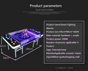 Gran oferta, fabricante de mesa de Arcade para 4 jugadores, Robot de juguete de lucha con Control remoto inteligente con sonido y luz - Product Image 6