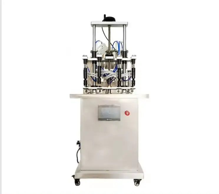 Machine de remplissage liquide de parfum sous vide semi-automatique pour parfum et cosmétique