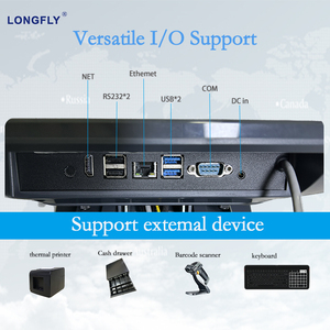 Longfly Pantalla táctil capacitiva de 15,6 pulgadas Terminal POS Windows Sistema de pantalla única con I3 I5 J6412 CPU para uso de caja registradora - Product Image 3