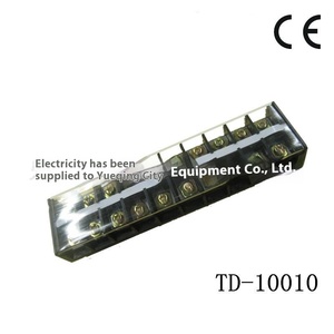 厂家直销供应TD-6010 60A10P导轨式接线端子任意组合5 10 60A10P 5位接线端子 - Product Image 2