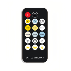 Factory Wholesale 17-Keys RF LED Strip Light <strong>Remote</strong> Control DC5v 12v 24v CCT Led <strong>Controller</strong> for LED Strip 6A <strong>Output</strong> Current - Product Image 2
