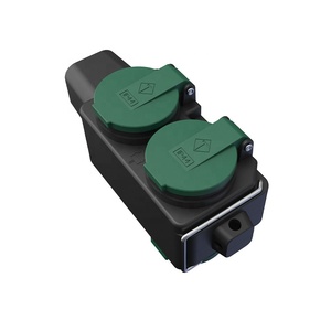 DIY Rewireable 4 Ways European Adapter <strong>Socket</strong> with Easy Assembling Terminal IP44 <strong>Function</strong> Garden <strong>Socket</strong> Outdoor Weather Proof - Product Image 2