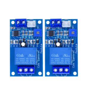 Interruttore sensore Photoswitch luce 5V 12V modulo relè fotoresistenza LDR rilevamento luce scheda sensore fotosensibile - Product Image 2