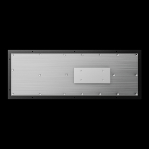 103 Keys Front Panel Mount Industrial Metal Keyboard <strong>with</strong> Numeric Keypad in Black For Maritime Ship Control Rooms - Product Image 6