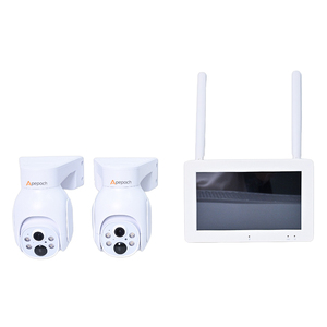 Tuya กล้องพลังงานแสงอาทิตย์4CH ไร้สายสำหรับกลางแจ้ง/ในร่ม, กล้องนิรภัยระบบ WiFi NVR พร้อมแบตเตอรี่หมุนได้3MP/2K ใช้พลังงานจากเสียงสองทาง - Product Image 3