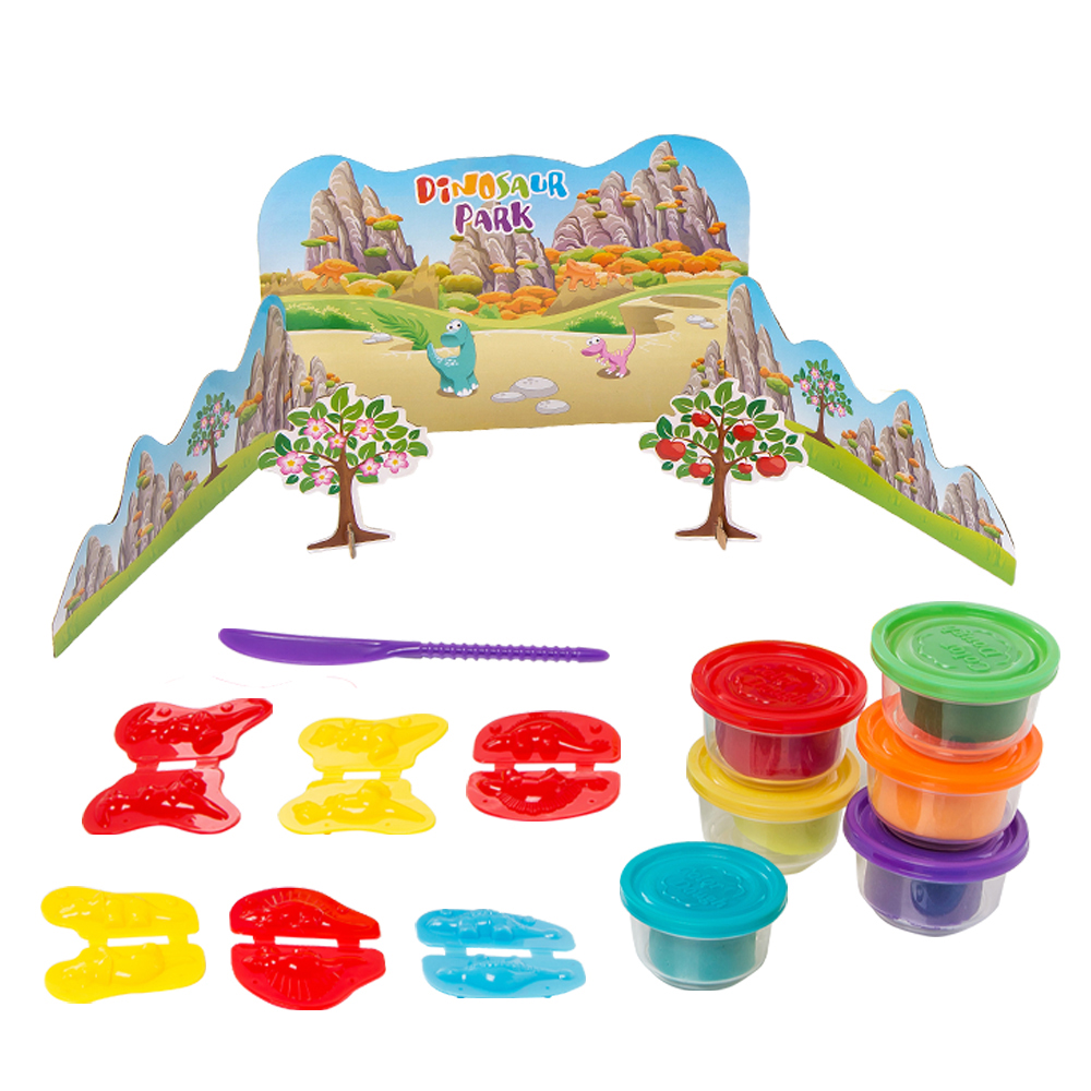 Dinosaur Color Dough
