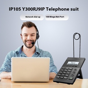 Eagaton IP105 <strong>SIP</strong> WiFi Telephone Customer Service Headset for VoIP Operators Record VoIP Phone Calls for Landline Operators - Product Image 2