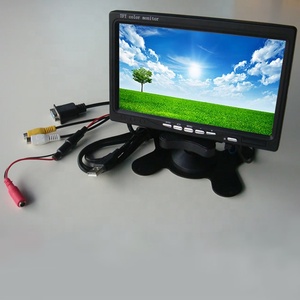 Monitor de pantalla táctil resistente para juegos de ordenador de coche, pantalla táctil de 7 pulgadas, tamaño pequeño HD 1024x600 ips, de plástico negro, venta al por mayor de fábrica - Product Image 4