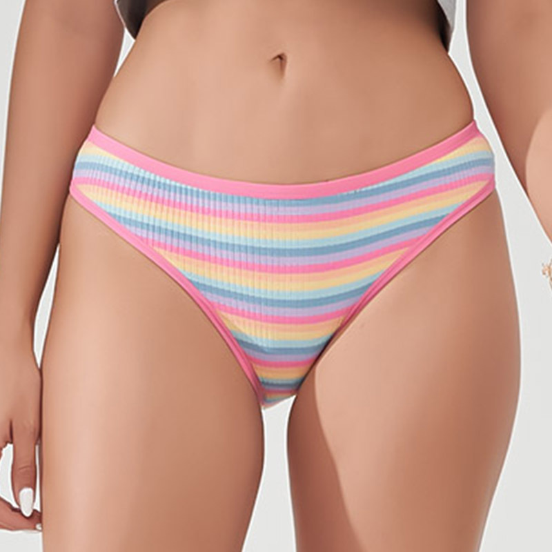Pink and orange stripes