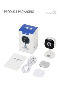 Inicio Wifi Cámaras de videollamadas de 2 vías Grabar Monitor de mascotas para bebés Cámara inalámbrica de seguridad IP - Product Image 5