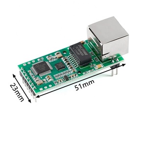 FS100PピンSシリアルポートイーサネットTTLからRJ45ネットワークポートデュアル伝送MCUネットワークモジュール - Product Image 5
