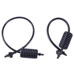 Four Way Crossing Misting Irrigação <span class=keywords><strong>Fogger</strong></span> Spray Bico Jardim Pendurado Sprinkler Micro Pulverizador - Product Image 6