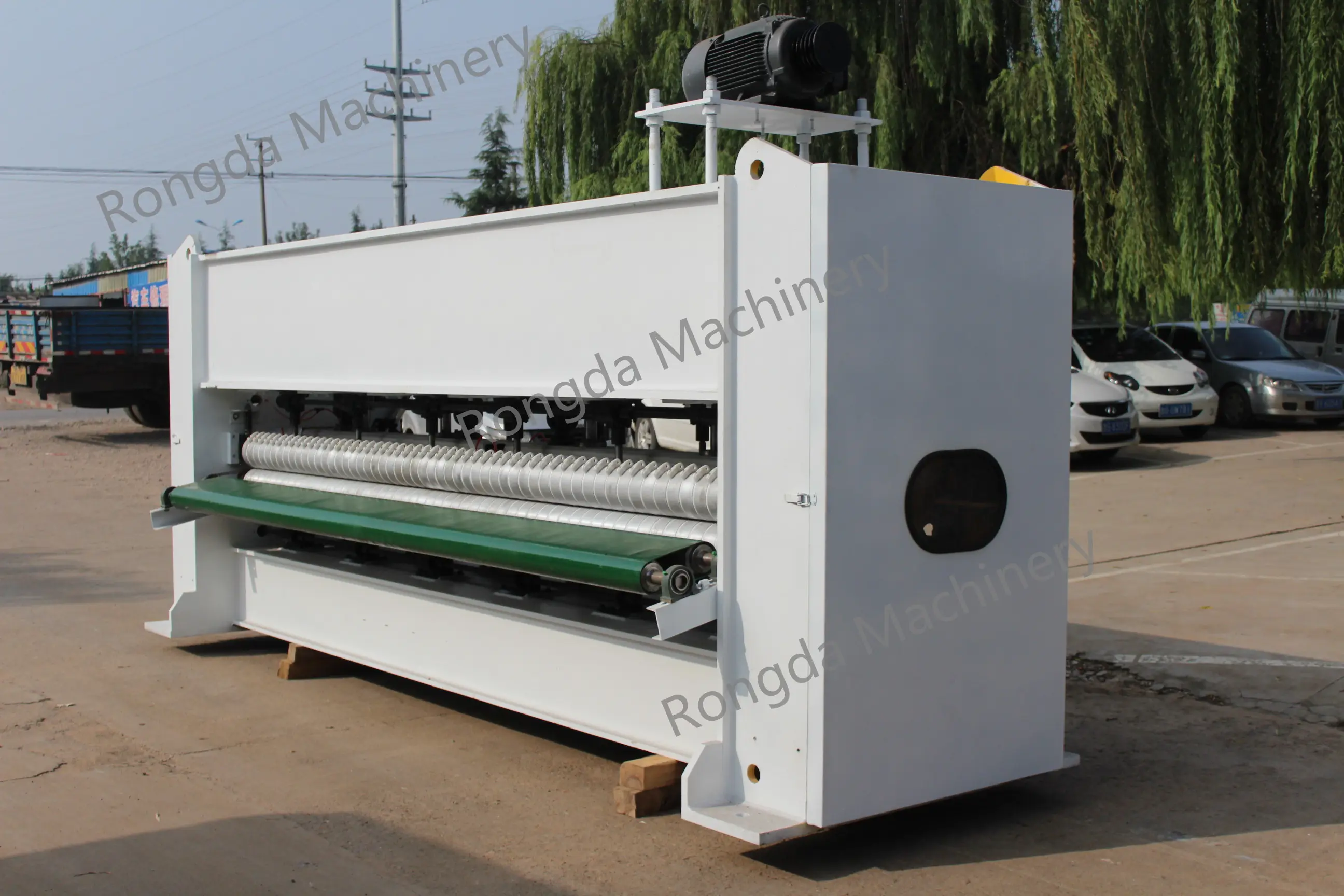 Cotton waste / textile waste hard and soft blanket felt making / non woven punching machine