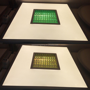 Modern minimalist atmosfer yaratıcı yatak odası çalışma lambaları uzaktan kumanda ile kare tavana monte LED düz panel ışıkları LGP - Product Image 4