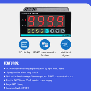 High Precision Intelligent Digital Display <strong>Sensor</strong> Indicator <strong>4</strong>-<strong>20mA</strong> <strong>Output</strong> <strong>Linear</strong> Displacement Indicator - Product Image 5