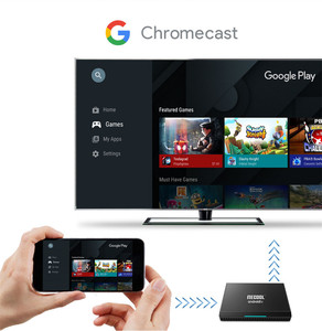 Google Certified KM9 Pro音声制御tvボックスアンドロイド4 18k Support Chrome Cast Home OTA更新 - Product Image 5