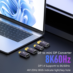 DP 1.4 to Mini DP Converter <strong>Adapter</strong> 8K 60Hz HD Video Transmission Expanding Screen Extension Connector for TV Laptop Projector - Product Image 5