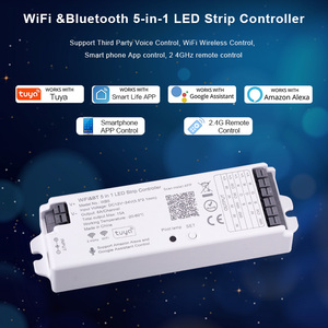 WB5 Tuya Wifi Blue Tooth Connect RF 5-в-1 Светодиодная лента пульт дистанционного управления - Product Image 2