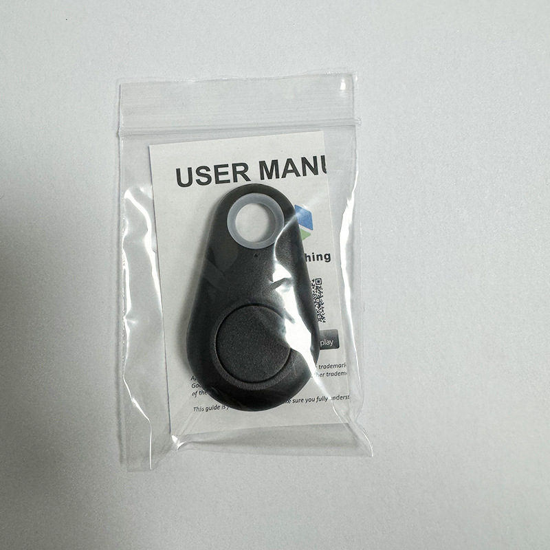 Goutte d'eau noir + sac de pe + manuel d'instructions